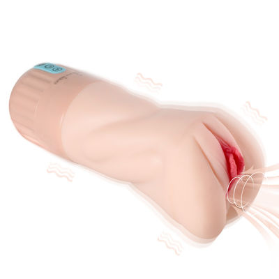 Buon prezzo Durazza doppia TPR Vagina realistica giocattolo sessuale Vagina vibrante e succhiante in linea
