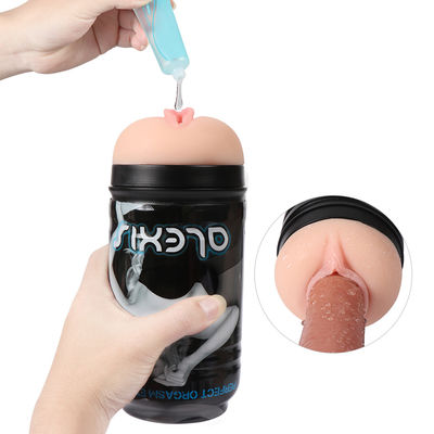 Buon prezzo SHEQU Soft TPR PP Maschio Masturbatore Giocattoli Con Realistico Canale Pussy in linea