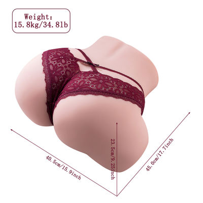 Good price Realistic Ass Masturbator With Vagina Thrusting Function USB Rechargeable Easy Control online