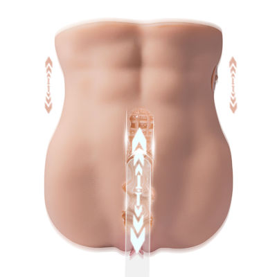 Bom preço Boneco de sexo de tronco masculino realista com propulsão, 6,5 kg, masturbador TPR com vagina on-line