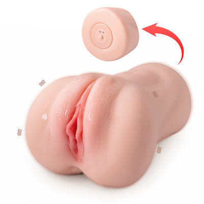 Good price Adjustable Frequency Vibrating Vagina Masturbator Pussy Stroker With Realistic Entrance online