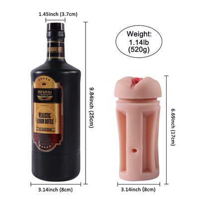 Buon prezzo SHEQU Bottiglia di liquore Coppa aereo Maschio masturbatore giocattoli pelle morbida come per l'uomo in linea