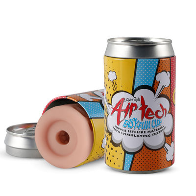 Good price Portable Masturbator Toy Soda Can Style Soft TPR Aluminum Case Waterproof online