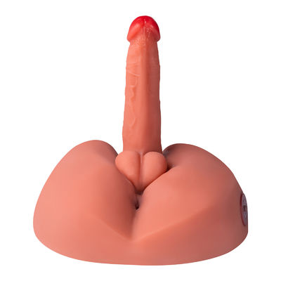 Bon prix Dildo en taille réelle SQ-MAR30025 avec mouvement vibrant poussant TPR vrai toucher de peau en ligne