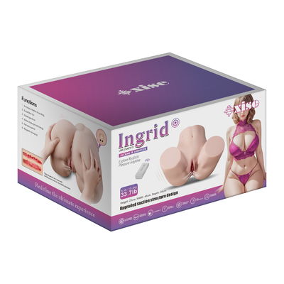 Goede prijs Vibrerende, zuigende, grote kont masturbator met afstandsbediening. online