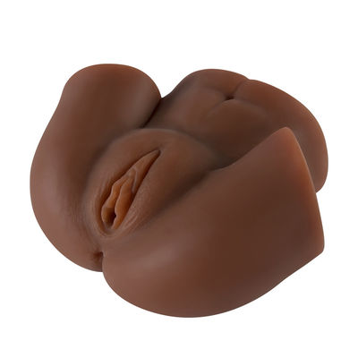 Good price Dark Skin Realistic Ass Sextoy Masturbator Lifelike Bottom TPR Masturbator Classic Sex Toys online