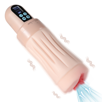 Good price ​​Xise DualLayer Vibrating Masturbator​​ Realistic Sucking Pussy Toy for Men with Powerful Sensations online