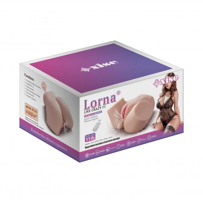Safe Vibrating Sucking Ass Toy 11lb Automatic Cleaning Male Ass Masturbator Sex Toy 5