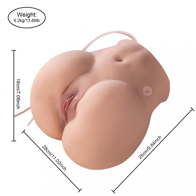 Xise Sherry Sucking And Vibrating Ass Toy 6.2kg 2 In 1 TPR Ass Masturbator