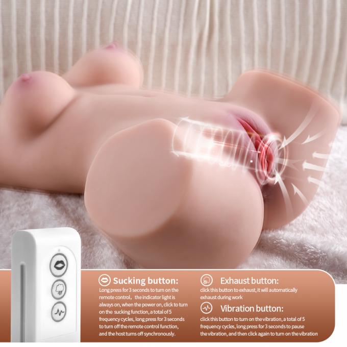 Xise Delia Sucking Vibrating Sex Doll Half Body Sex Doll With Remote Control