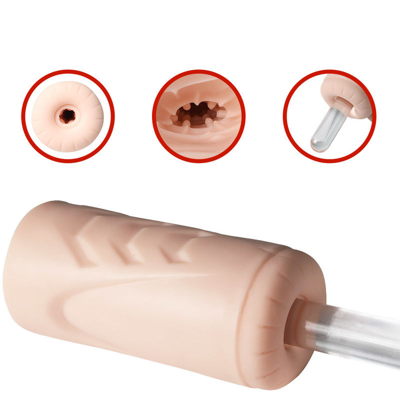 Realistic Sensation Sucking Vibrating Vagina Dual Layers Adult Pussy Stroker Toy