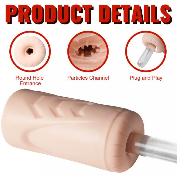 Realistic Sensation Sucking Vibrating Vagina Dual Layers Adult Pussy Stroker Toy 1