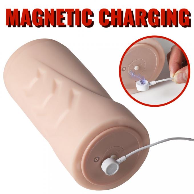 Realistic Sensation Sucking Vibrating Vagina Dual Layers Adult Pussy Stroker Toy 2