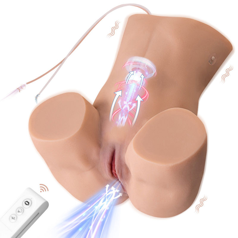 XISE Hot Selling 7.7 kg sucking and vibrating Ass masturbator Remote control Automatic drainage sexy doll vagina ass