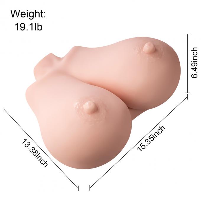 Giant Realistic Breast Pillow with pillowcase