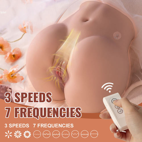 Hi-Color “Shirley” 6.2kg Realistic Self-Suction and Vibrating Buttocks Toy with Backlight